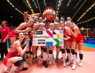 Turkish women’s volleyball team grabs ticket to Tokyo