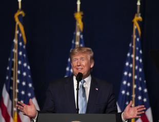 Trump hails Iran protesters for not trampling US flag