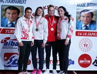 Turkish women win 4 golds in international boxing