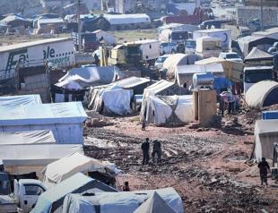 People in Idlib pray for bad weather to prevent air strikes