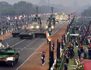 India showcases military strength at Republic Day