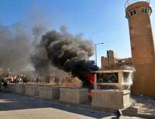 Three injured in attack on US embassy in Baghdad