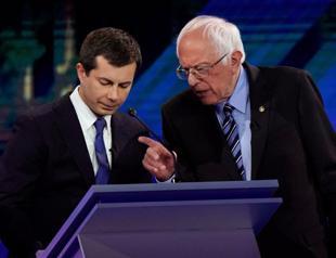 Buttigieg, Sanders lead Iowa caucus in partial results
