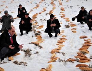 Thousands of breads left in nature in superstition believed to prevent natural disasters