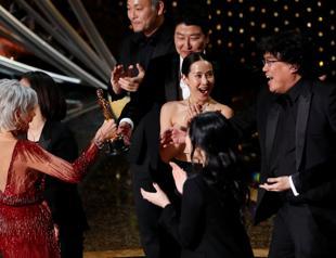 Parasite makes Oscars history with stunning best picture win