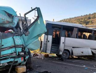 Four mine workers killed in road accident in western Turkey
