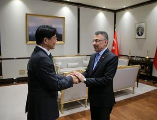 Turkey’s vice president receives Japanese envoy