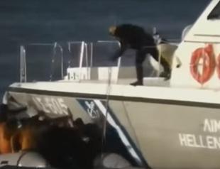 Greek coast guard fires shots at refugee boat