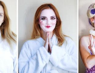 Ballerinas and singers sport flawless makeup and costumes onstage