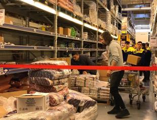 People rush to stores in panic buying over virus fear