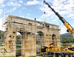 Patara citys symbol gate regains its formal glory