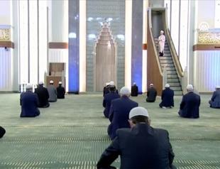 Turkey holds Friday prayers for ‘few’ people