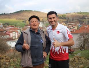 Marathon runner dazzles viewers on TV