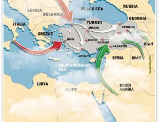 Virus spreading via different routes in Turkey