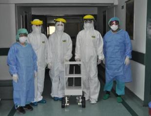 Robot starts serving virus patients