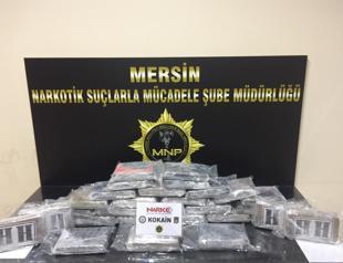 Nearly 35 kilograms cocaine seized in southern Turkey