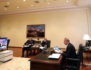 Defense Minister Akar joins NATO meeting on COVID-19