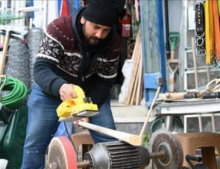 Ex-banker quits his job to become blacksmith