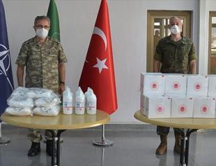 Turkey distributes protective supplies to NATO staff