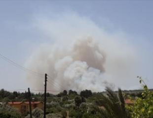 Massive fire in Turkish Cyprus spews smoke over divided island