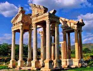 Aphrodisias ruins on virtual environment