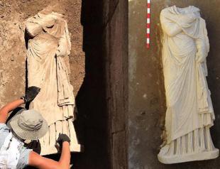 Statue of woman found in Patara