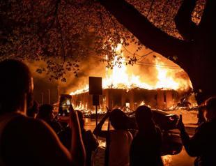 US protests for second night over police killing of black man