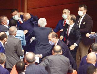MPs scuffle in Turkish Parliament during voting of law on ‘night watchmen’