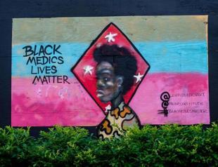 Anti-racism protest signs, murals destined for US Smithsonian