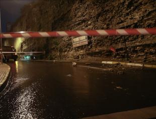 Heavy rain damages Istanbul’s historical wall