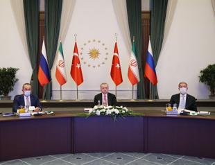Leaders of Turkey, Russia, Iran hold online Astana summit