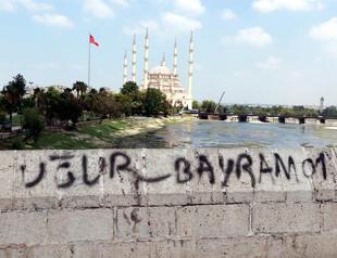 Historic Roman-era bridge painted with graffiti once again