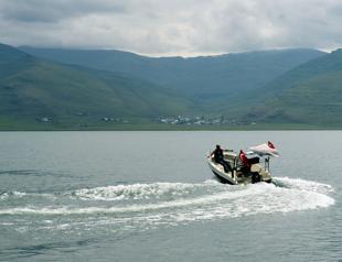 Lake famous for ice surface in winter offers charming scenery in summer