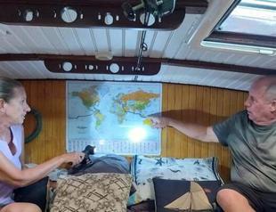 Adventurous Canadian couple docks in resort town after 100 days in isolation