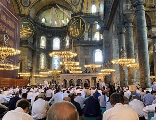 First Muslim prayers held in Hagia Sophia after 85 years