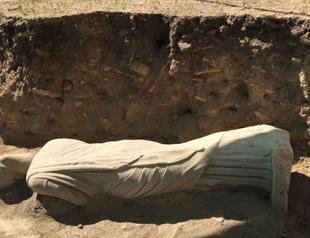 3rd-century statue unearthed in ancient city