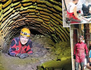 Culverts scanned in 3D in Hagia Sophia