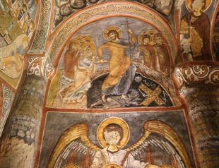 Dark Church’s frescoes take visitors to journey in history