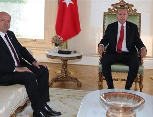 Turkish Cyprus PM Tatar meets Erdoğan in Istanbul