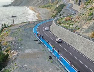 Turkish Med boasts record new seaside bike path