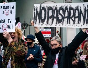 Thousands stage flower protest in Belarus as EU weighs sanctions