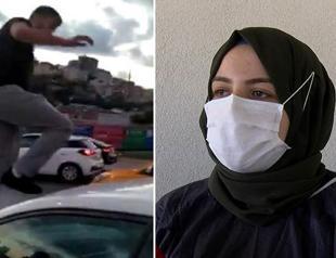 Man detained for assaulting woman in road rage incident