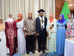 Tanzanian student in Turkey graduates top of his class