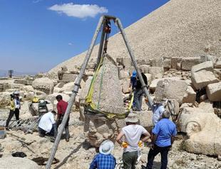 Two-millennium-old statue of Heracles saved from overturning