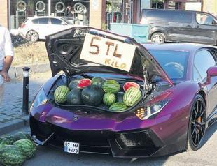 Man who sold watermelons in Lamborghini gets fined
