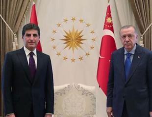 President Erdoğan meets KRG President Barzani