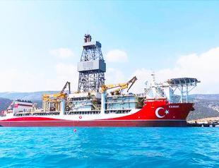 Kanuni vessel preparing to start drilling in Black Sea