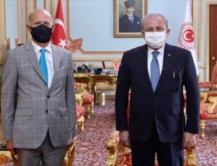 Turkish parliament head receives British ambassador