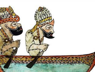 Karagöz exhibition at Yapı Kredi