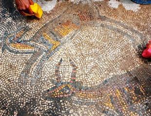 Mosaics in ancient church unearthed